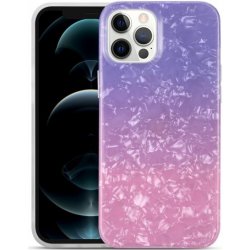 Pouzdro AppleKing nárazuvzdorné se skořepinovou texturou iPhone 11 Pro - fialovorůžové