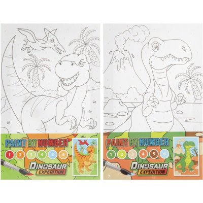 Grafix Malování na plátno dino se sopkou 30x20 cm – Hledejceny.cz