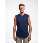 TallGuys Pánské prodloužené tričko bez rukávu óčko Navy – Zboží Dáma
