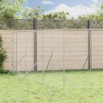 vidaXL Venkovní psí kotec stříbrný 600 x 1400 x 200 cm – Hledejceny.cz