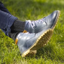 Balkanova Vlněné ponožky 100% vlna silný pružný úplet černá