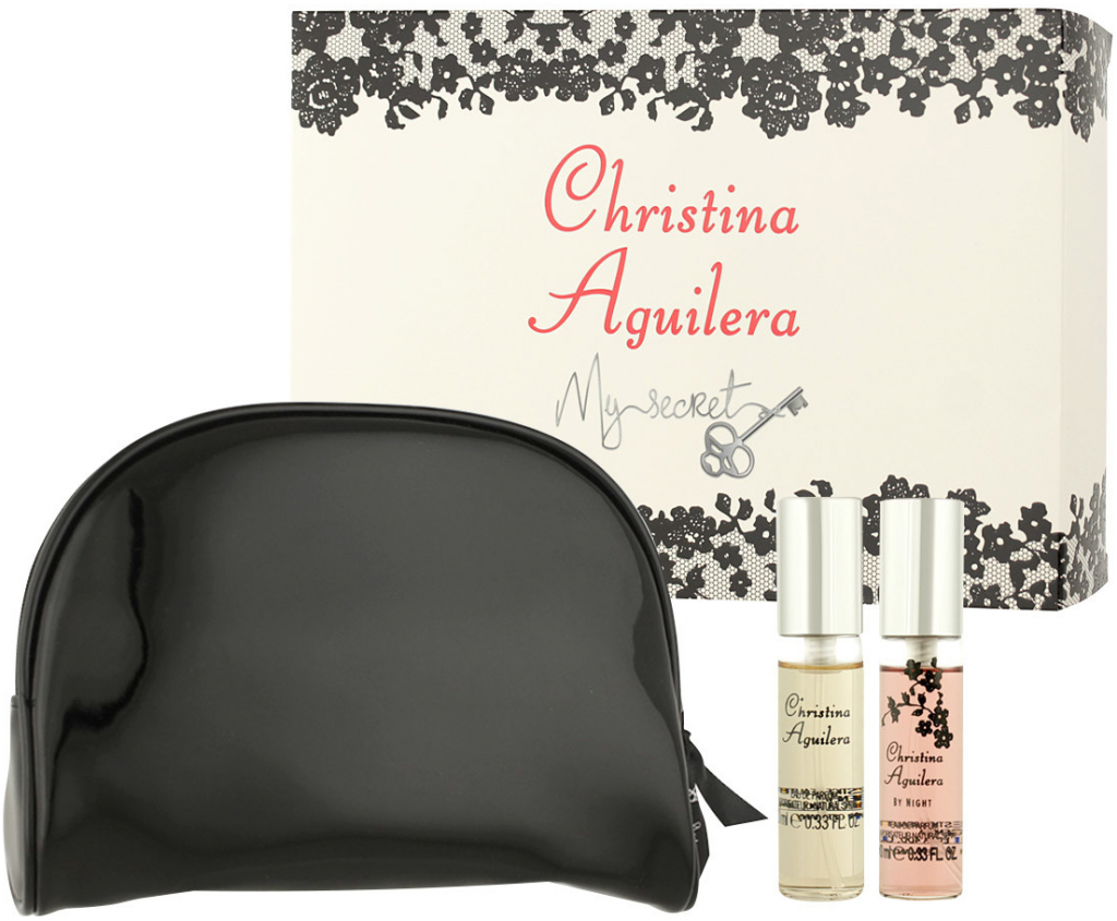 Christina Aguilera My Secret EDP 10 ml + Christina Aquilera by Night 10 ml dárková sada