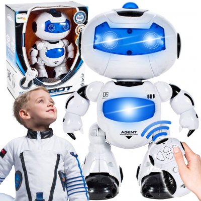 Majlo Toys Interaktivní tančící robot na dálkové ovládání Agent Wilo