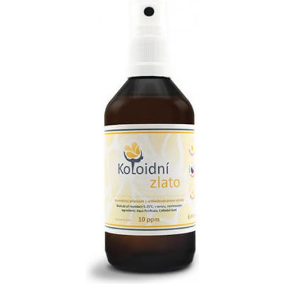 Koloidní stříbro Koloidní zlato 10 ppm 100 ml