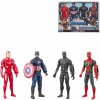 Hasbro Avengers Sada 4 Figurek Panter Iron Man Kapitan Amerika Spiderman
