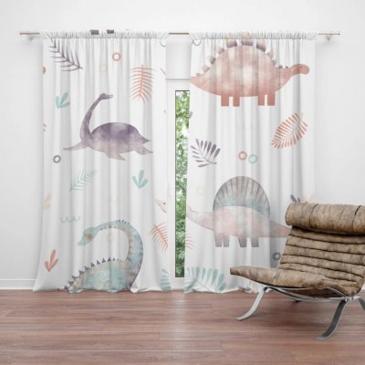 Sablio Závěs Malovaní dinosauři: 2ks 140x250cm – Hledejceny.cz