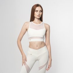 Ivory BÍLÝ CROP TOP SHAPe