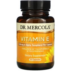 Dr.Mercola Vitamín E 308 IU 30 kapslí