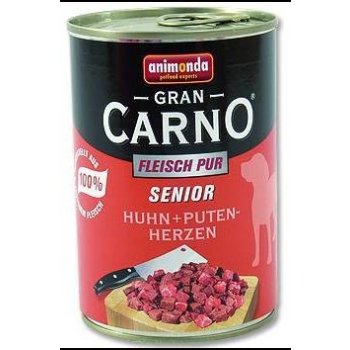 Animonda Gran Carno Senior Kuře & krůtí srdce 6 x 400 g