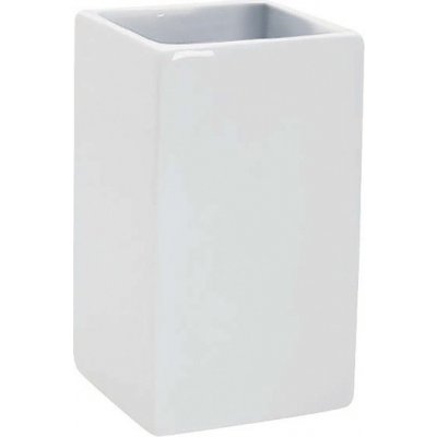 Spirella kelímek na kartáčky QUADRO bílý 10_00152 – Zboží Dáma