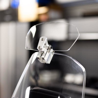 OXFORD plexi štít DEFLEKTOR nastavitelný na štítu průhledný (CLEAR) 260 X 125mm – Sleviste.cz