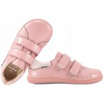Bartek 8600358 barefoot dětské polobotky boty kůže suchý zip růžové – Zboží Dáma