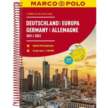 MARCO POLO ReiseAtlas Deutschland 2021/2022 1:300 000