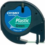 Dymo 91204 S0721640 černý tisk zelený 4 m, 12 mm – Hledejceny.cz
