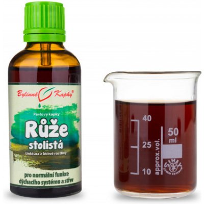 Bylinné kapky Růže stolistá tinktura 50 ml – Hledejceny.cz