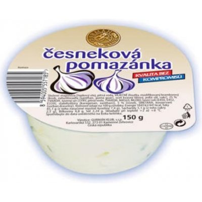 Gurmán Klub Česneková pomazánka 150g – Sleviste.cz