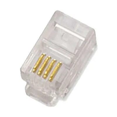 NINIGI Konektor RJ9 zástrčka 4 PIN vývody 4p4c na kabel – Sleviste.cz