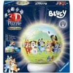 RAVENSBURGER 3D puzzle Svítící Bluey 72 ks – Zboží Dáma