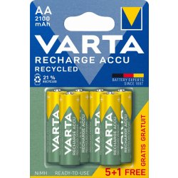 VARTA Recycled AA 2100 mAh 6ks 56816101476