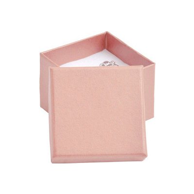 Šperky4U Malá dárková krabička na náušnice růžová KR0418-PK – Zboží Dáma