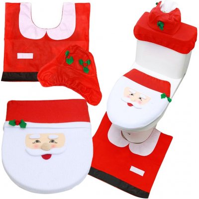 ISO Trade Vánoční potah na toaletu Santa Claus 4789