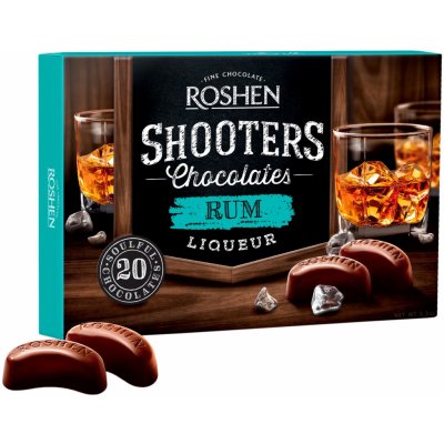 Roshen Shooters Bonboniéra s rumovým likérem 150 g – Sleviste.cz