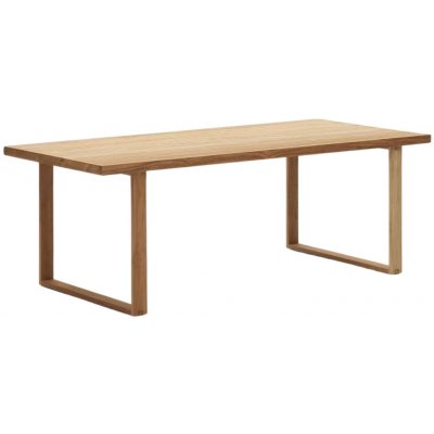 Kave Home Canadell 220 x 100 cm Teakový zahradní jídelní stůl – Hledejceny.cz