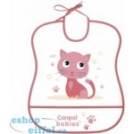 Canpol babies plastový bryndák měkký Happy Animals Kočička – Zboží Dáma