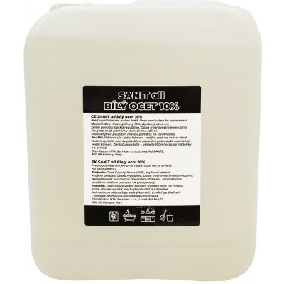 SANIT all bílý ocet 10% univerzální ekologický čistič 10 l – Zbozi.Blesk.cz