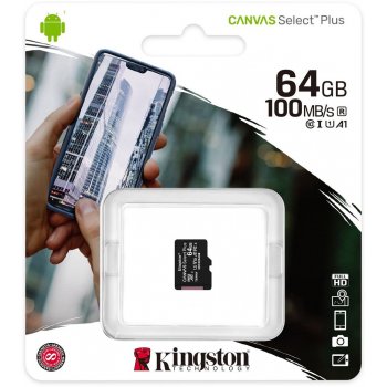 Kingston Canvas Select Plus microSDXC 64 GB SDCS2/64GBSP