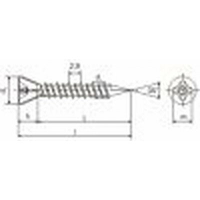 Šroub CETRIS – M4,2 × 55/30 ZB – Zboží Mobilmania