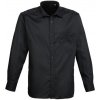 Pánská Košile Premier Workwear pánská košile s dlouhým rukávem PR200 black
