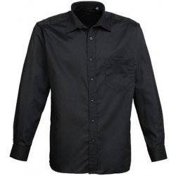 Premier Workwear pánská košile s dlouhým rukávem PR200 black