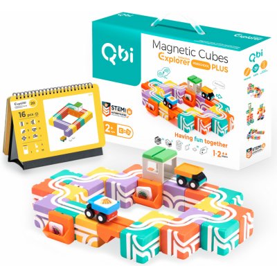 QBI Preschool Plus Pack magnetická stavebnice 37 – Zbozi.Blesk.cz