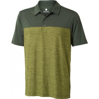 Backtee Mens Melang Sporty QD Polo Ivy / Olive