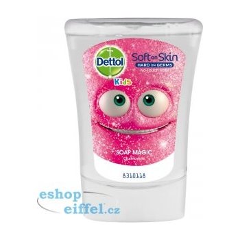 Dettol Kids Mýdlový kouzelník mýdlo do bezdotykového dávkovače náhradní náplň 250 ml