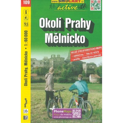 Okolí Prahy Mělnicko 1:6 cyklomapa