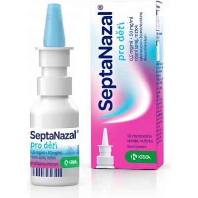 SEPTANAZAL PRO DĚTI NAS 0,5MG/ML+50MG/ML NAS SPR SOL 1X10ML – Hledejceny.cz