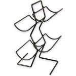 Kovový stojan na 4 vína stříbrný – Zboží Dáma