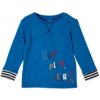 Dětské tričko s.Oliver tričko Eat, play, relax s dlouhým rukávem modré