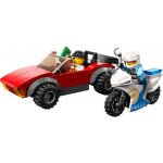 LEGO® City 60392 Honička auta s policejní motorkou – Zboží Mobilmania