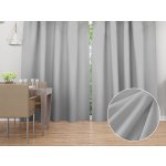 Biante Sametový závěs Velvet Premium SVP-027 Světle šedý - šířka 135 cm 135x140 cm – Hledejceny.cz