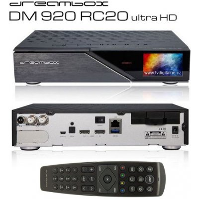 Dreambox DM920 RC20 UHD – Zboží Mobilmania