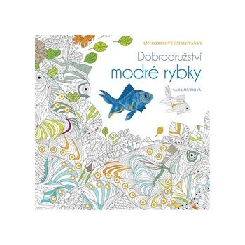 Dobrodružství modré rybky Antistresové omalovánky