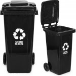MULTISTORE Popelnice na smíšený odpad ECOSORT 120 L černá – Hledejceny.cz