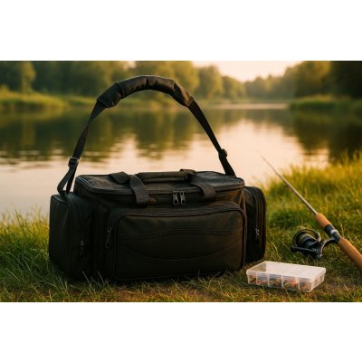 PHISIONICS Taška pro rybáře 56 x 31 x 30cm černá – Zboží Dáma
