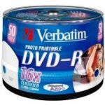 Verbatim DVD-R 4,7GB 16x, AZO, printable, spindle, 50ks (43533) – Zbozi.Blesk.cz