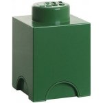 LEGO® úložný box 12,5 x 12,5 x 18 cm tmavě zelená – Hledejceny.cz