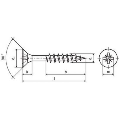 vrut un.polozávit 6,0x 80mm ZZ (200ks) – Zboží Mobilmania
