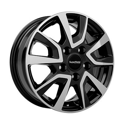 SUPER METAL VAULT 6x16 5x130 ET68 black polished – Hledejceny.cz
